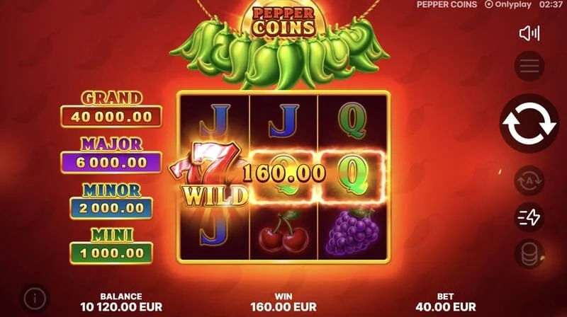 Pepper Coins - Wild i zwycięska kombinacja
